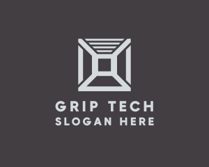 Generic Tech Cube logo design