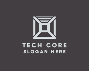 Generic Tech Cube logo design