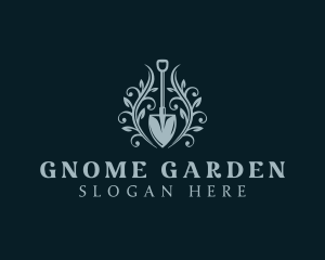 Yard Gardening Shovel logo design