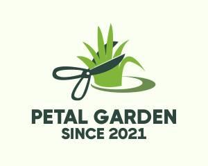 Lawn Care Worker  logo design