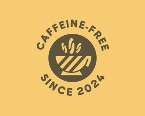 Cup Coffee Beans logo design