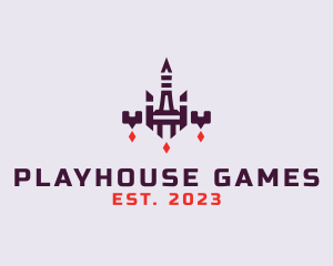 Game Floating Tower logo design