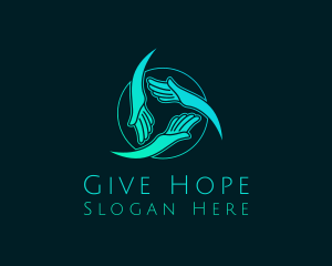 Hand Care Charity logo design