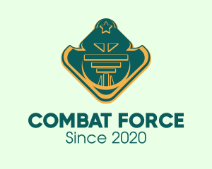 Military Rank Badge logo design