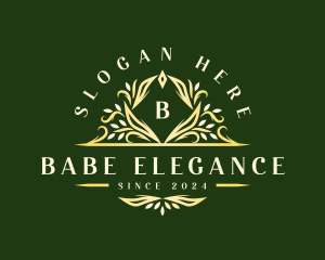 Elegant Floral Boutique logo design