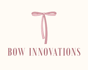 Simple Ribbon Bow logo