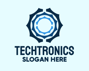 Blue Electronic Mechanic logo