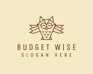 Happy Wise Owl  logo design