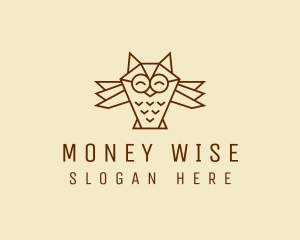 Happy Wise Owl  logo design