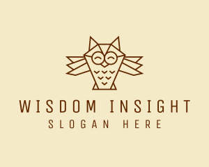 Happy Wise Owl  logo design