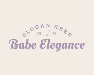 Elegant Pastel Retro logo design