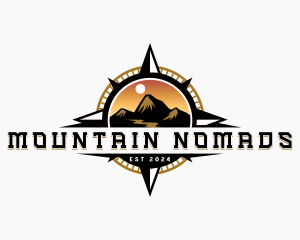 Mountain Compass Explorer logo design