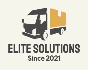 Parcel Truck Logistics logo design