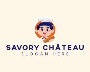 Bread Baker Mascot logo design