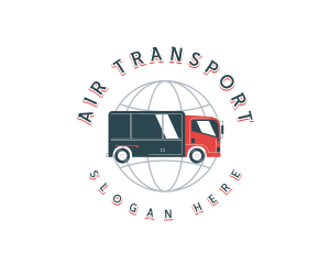 Global Logistics Truck logo design