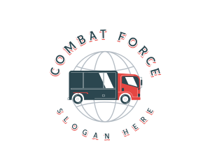 Global Logistics Truck logo