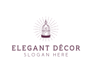 Candle Decor Candlelight logo design