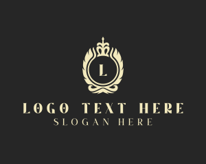 Luxury Crown Wreath  logo