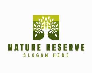 Nature Wellness Tree logo design