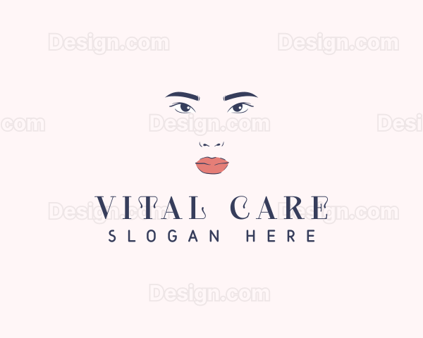 Asian Beauty Face Logo