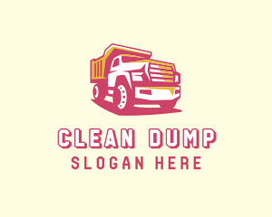 Dump Truck Construction Trucking logo design