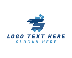 Shop - Delivery Shopping Cart logo design