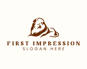 Luxury Lion Mane logo design