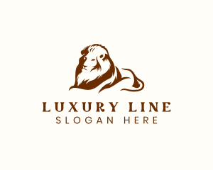 Luxury Lion Mane logo design