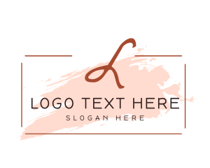 Cosmetic Beauty Letter  logo