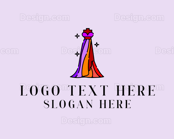 Stylish Mannequin Dress Gown Logo