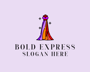 Stylish Mannequin Dress Gown logo design