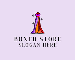 Stylish Mannequin Dress Gown logo design