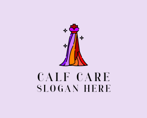 Stylish Mannequin Dress Gown logo design