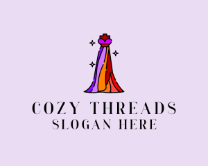 Stylish Mannequin Dress Gown logo design