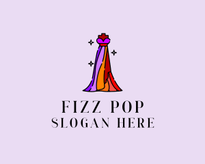 Stylish Mannequin Dress Gown logo design