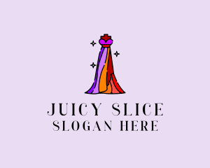 Stylish Mannequin Dress Gown logo design