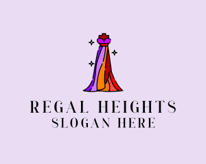 Stylish Mannequin Dress Gown logo design