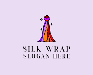 Stylish Mannequin Dress Gown logo design