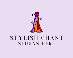 Stylish Mannequin Dress Gown logo design