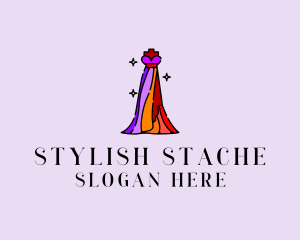 Stylish Mannequin Dress Gown logo design