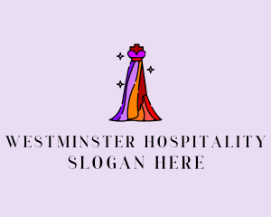 Stylish Mannequin Dress Gown logo design