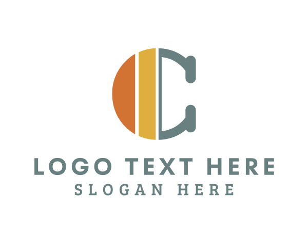 Typewritten logo example 1