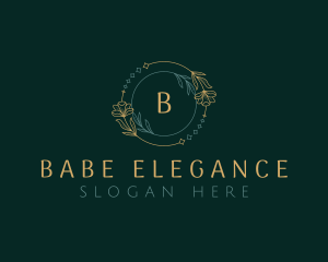 Floral Beautician Natural logo design