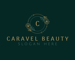 Floral Beautician Natural logo design