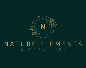 Floral Beautician Natural logo design