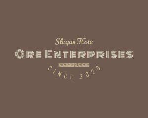 Elegant Greek Enterprise logo design