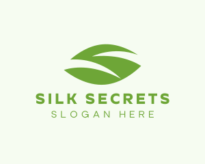 Green Leaf Letter S logo design