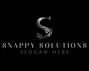 Elegant Luxe Boutique Letter S logo design