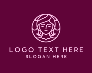 Minimalist Teenage Girl Logo