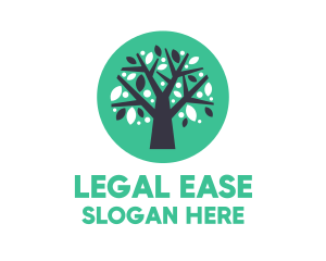 Blue Green Tree  Logo